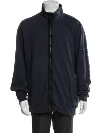 Pre-owned Stone Island Windbreaker In Blue