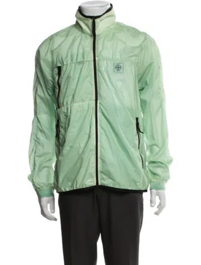 Pre-owned Stone Island Windbreaker In Green