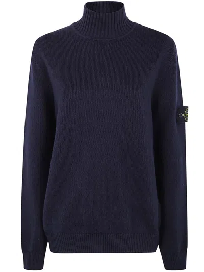 STONE ISLAND STONE ISLAND "WINTER COTTON" T-NECK CLOTHING
