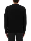 Stone Island Cotton Sweatshirt In Black