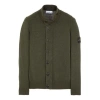 Stone Island Wool Blend Cardigan 'military Green'
