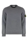Stone Island Compass-badge Sweater In Gray