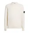 Stone Island Wool-blend Logo Patch Sweater In Neutral