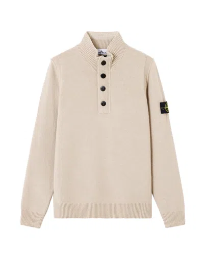 STONE ISLAND WOOL BLEND SWEATER