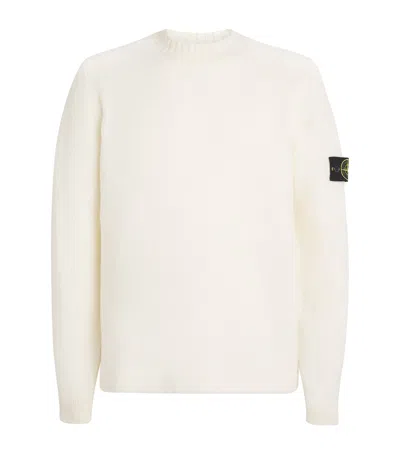 STONE ISLAND WOOL-BLEND TEXTURED SWEATER