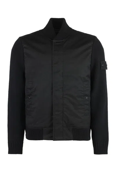 STONE ISLAND STONE ISLAND WOOL BOMBER JACKET