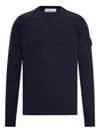 Stone Island Crew-neck Jumper With Reverse Stitch Details