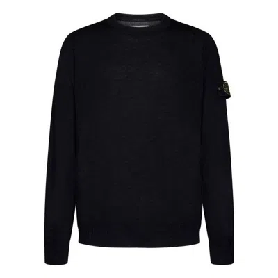 Stone Island Wool Crewneck Sweater 'black'