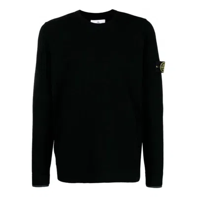 Stone Island Wool Crewneck Sweater 'black'
