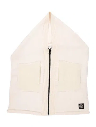 Pre-owned Stone Island Wool Dickey In Neutral