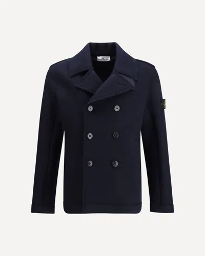 STONE ISLAND WOOL FELT COAT