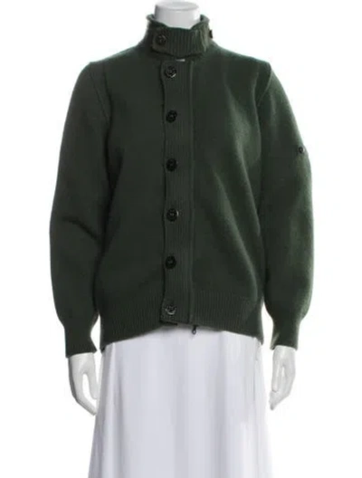Pre-owned Stone Island Wool Jacket In Green