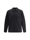 Stone Island Ghost Virgin Wool Blend Overshirt In Multi