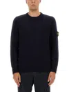 Stone Island Wool Jersey. In Blue
