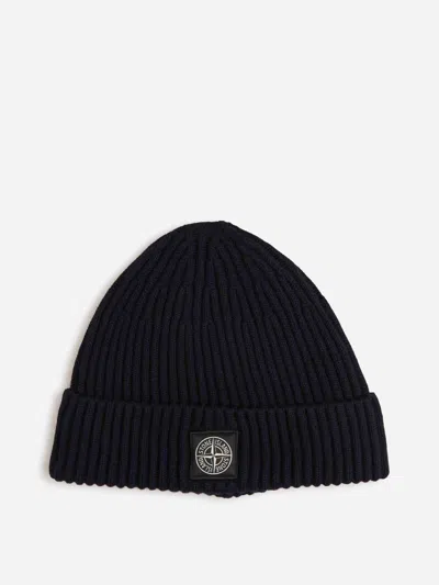 STONE ISLAND STONE ISLAND WOOL KNIT BEANIE