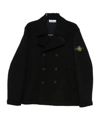 STONE ISLAND WOOL PEACOAT