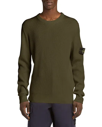 Stone Island Wool Sweater In Green