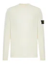 Stone Island Turtleneck Ribbed Wool Sweater In Color Carne Y Neutral