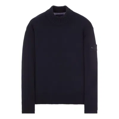 Stone Island Wool Turtleneck Sweater 'black'