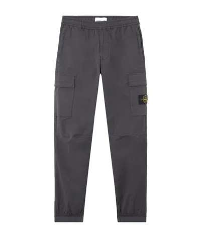 STONE ISLAND COMPASS-MOTIF CARGO TROUSERS