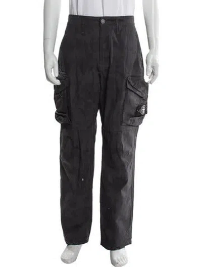 Pre-owned Stone Island X Supreme Cargo Pants In Gray