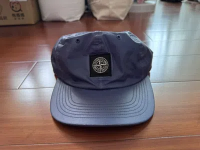 Pre-owned Stone Island X Supreme Stond Island Heat Reactive Hat In Blue