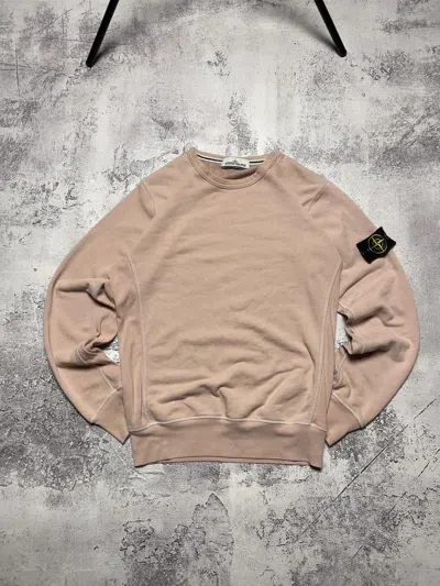 Pre-owned Stone Island X Vintage Stone Island Archive Sweatshirt Knit 90's In Pink