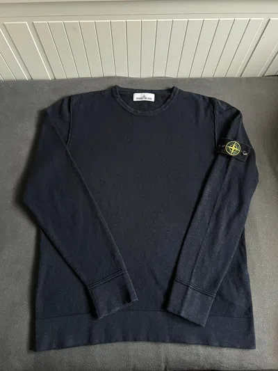 Pre-owned Stone Island X Vintage Stone Island Navy Sweater Knitwear Spring / Summer 2014