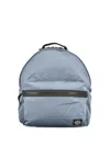 Stone Island Zip Backpack In Blue