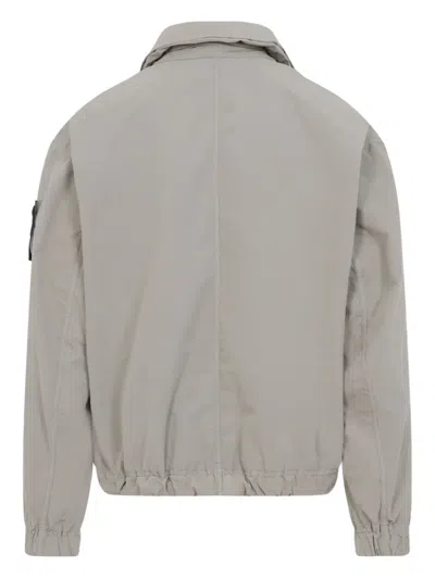 STONE ISLAND ZIP-FASTENING BOMBER JACKET