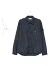 Stone Island Light Jacket Clothing In Blue
