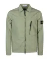 Stone Island Zip-fastening Pocket Jacket In Burgundy