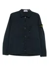 Stone Island Zip-fastening Pocket Shirt Jacket In Blue