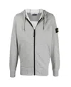 Stone Island 6100061 Organic Cotton Fleece In Gray