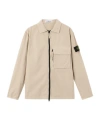 Stone Island Zip-front Patch-pocket Jacket In Neutral