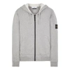 Stone Island 6100061 Organic Cotton Fleece In Gray