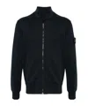 Stone Island Overshirt In Cotone In Blue
