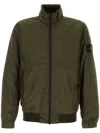Stone Island Garment Dyde Crinkle Reps Ny Jacket In Green