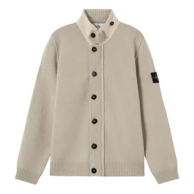Stone Island Zip Up Cardigan 'khaki Beige'