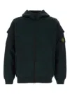 Stone Island Midnight Blue Cotton Sweatshirt In Black