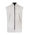 Stone Island Zip-up Sleeveless Gilet In White