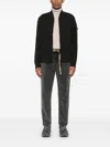 Stone Island Zip-up Sweatshirt In 黑色