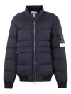 Stone Island Quilted High Collar Bomber Jacket