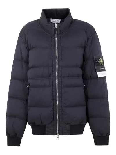 STONE ISLAND ZIPPED BOMBER JACKET