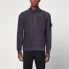 Stone Island Zipped Cotton Cardigan In Amaranth Colour Men
