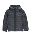 Stone Island Zipped Padded Jacket In Black