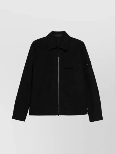 STONE ISLAND ZIPPER JACKET WITH CHEST POCKET