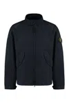 Stone Island Men's Zippered Cotton Jacket In Blue