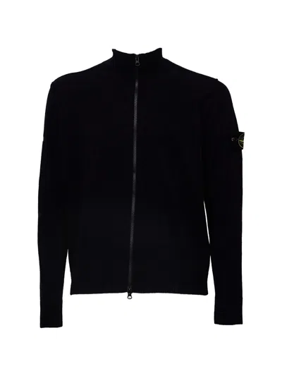 Stone Island Zip-up Cardigan In Multi