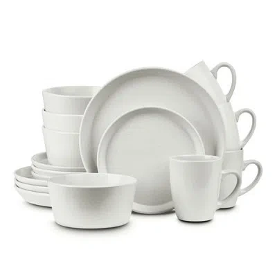 Stone Lain Albie 16-piece Dinnerware Set Stoneware In Snow White